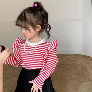 Базовая рубашка для маленьких девочек, майка с воротником-стойкой, рубашки базового слоя 140