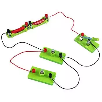 Базовая схема обучения электричеству Учебный комплект для самостоятельного изучения физики Детское образовательное руководство Научные игрушки Эксперименты Практические инструменты