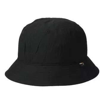 Базовая шляпа Enchi OC Cordura Rip Crew Hat из органического хлопка Cordura Rip Hat антибактериальная дезодорирующая впитывающая воду быстросохнущая мужская женская ЧЕРНАЯ чёрный