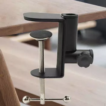 Базовое крепление-подставка Регулируемое Универсальное Сверхпрочное Настольная лампа Быстрый захват Настольное чёрный