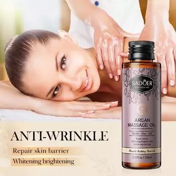 Базовое массажное масло увлажняет кожу и смягчает эфирное масло для тела 100ml