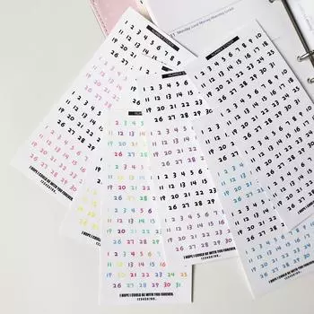 Базовые цифровые наклейки на материал Декоративные наклейки своими руками A