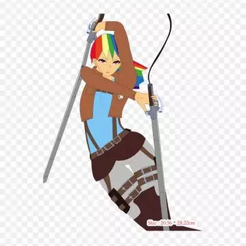 Базовые нашивки AOT Attack On Titan для одежды, большие аниме-нашивки, виниловая наклейка с теплопередачей, термопереносы для одежды