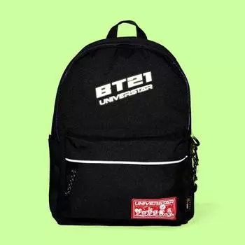 Базовый черный рюкзак Line Friends BT21 Space and Pen