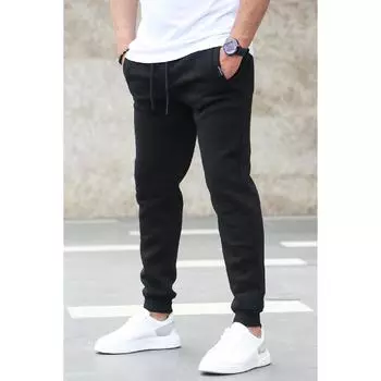 Базовый черный спортивный костюм 4210