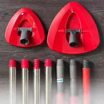 Базовый диск для швабры Сменная насадка для швабры Пластиковый треугольный диск для кедра Аксессуар для Vileda O-Cedar Вращающаяся на 360 ° насадка для швабры