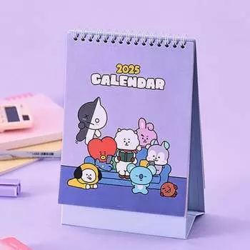 Базовый календарь BT21 2025 2025 Calendar