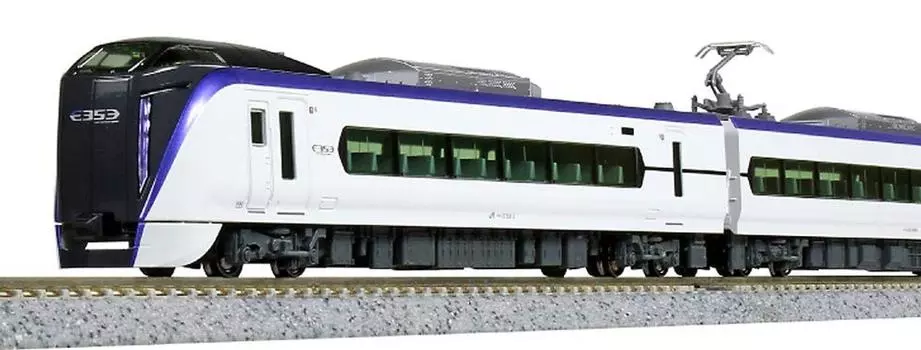 Базовый комплект KATO N gauge E353 серии Azusa/Kaiji для 4 автомобилей 10-1834