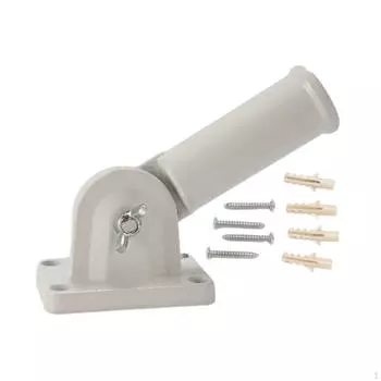 Базовый кронштейн держателя флагштока с винтами для внутреннего дворика дома