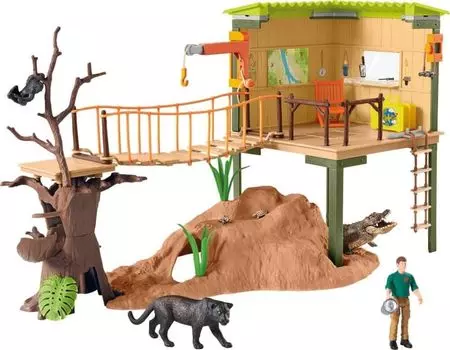 Базовый лагерь Schleich Wildlife Jungle 42507