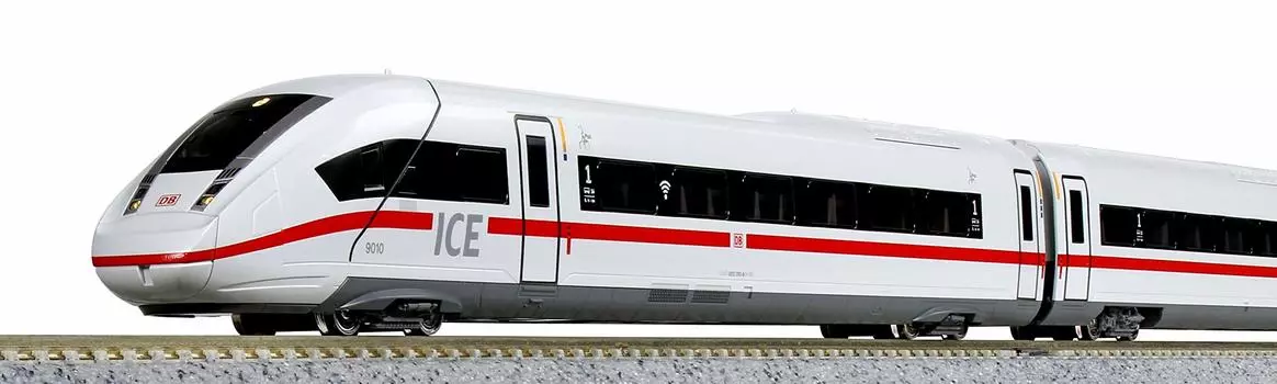 Базовый набор KATO N gauge ICE4 Железнодорожная модель поезда 7 вагонов 10-1512 белый