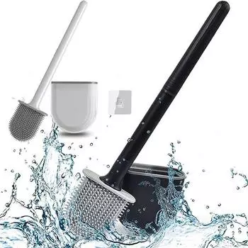 Базовый однотонный туалетный ёршик чёрный