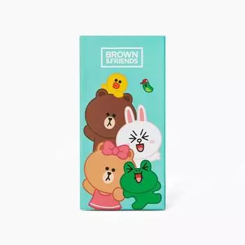 Базовый пазл Line Friends Brown & Friends на холсте (120pcs)