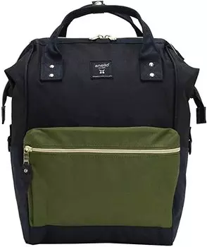 Базовый рюкзак для хранения CROSS BOTTLE ATB0193Z Navy x Olive [Anello] (р)/A4 Base/Водоотталкивающий/Многофункциональное хранилище/ПК