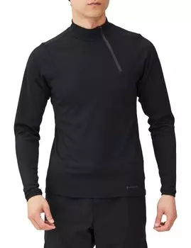 Базовый слой Snow Peak Recycled Half Zip Pullover 1 BK Black Pe/Wo