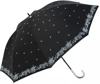 Базовый стандартный длинный для солнечной и дождливой погоды с короткой защитой от ультрафиолета 100 Специальный внутренний световой тепловой кожаный черный зонт, зонт, дневной, женский,