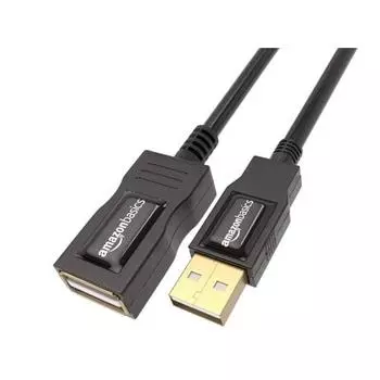 Базовый удлинительный USB-кабель USB-A 2.0 Совместимая скорость принтера ??480 Мбит/с 3.0 м (Тип А Мужской - Тип А Женский) черный