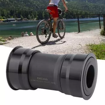 BB386 Прочный герметичный подшипник каретки из алюминиевого сплава с антикоррозионной защитой для велосипеда для езды на велосипеде