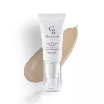 BB-крем Cleargino BB Mineral Cream Multiple 25 г 30 Days SPF30 Тональный крем Солнцезащитный крем Основа под макияж Увлажняющий [Cg Official] (приблизительно. Ценность) PA ++ бежевый