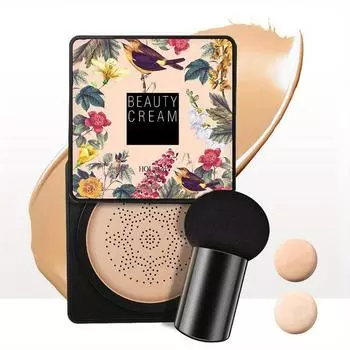 BB-крем на воздушной подушке с грибной головкой, изолирующий СС-крем для лица, консилер для лица, водостойкий крем на воздушной подушке для стойкого макияжа 01# Natural color