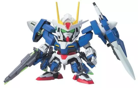 BB Senshi 00 Gundam Seven Suit Gundam Пластиковая модель №368 GN-0000/7S Меч/G (Мобильный 00)