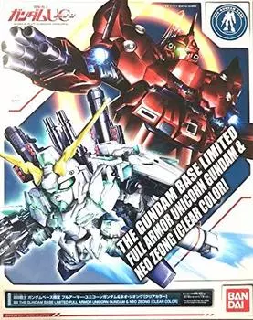 BB Senshi Gundam Base Limited Полная броня Unicorn Gundam Neo Zeong Мобильный костюм Gundam UC и [Прозрачный цвет] (единорог)