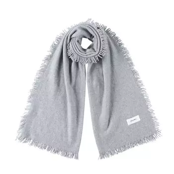 BBC65 Baby Cashmere Basic Wave Baby Cashmere Large Stole Cashmere Plain Ladys Scarf [GILDARA] 100% Mens (Серый (Д13230))