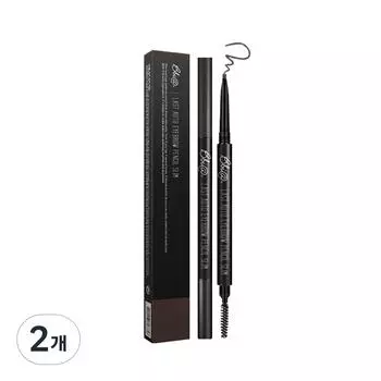 BBIA Last Auto Eyebrow Pencil Slim 0,06 г, S2 Темно-коричневый S, 2 шт.