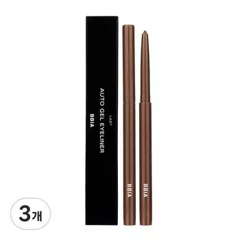 Bbia Last Auto Gel Eyeliner 0.3g, 04 Mellow Brown, 3 pcs.