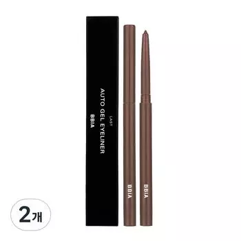 Bbia Last Auto Gel Eyeliner 0.3g, 03 Rose Brown, 2 pcs.