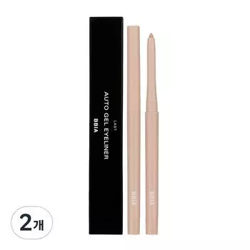 Bbia Last Auto Gel Eyeliner 0.3g, Peanut Beige, 2 pcs.