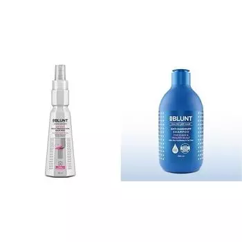 BBlunt Hot Shot Heat Protection Mist 150 мл | Шампунь против перхоти для чистой и здоровой кожи головы 300 мл