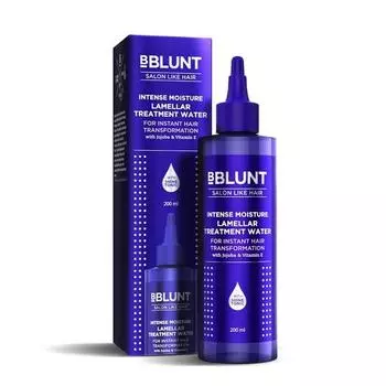 BBLUNT Intense Moisture Lamellar Treatment Water | Мгновенное увлажнение | Борется с пушистостью | Делает волосы невероятно гладкими и блестящими