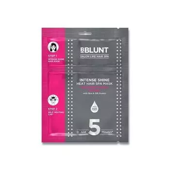BBLUNT Intense Shine Heat Hair Spa Mask с рисом и протеинами шелка для салонного спа-ухода за волосами дома - 70 г
