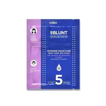 BBLUNT Интенсивно увлажняющая тепловая спа-маска для волос с маслом жожоба и витамином Е для салонного спа-ухода за волосами дома - 70 г