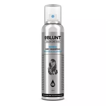 BBLUNT Refresh Сухой шампунь для мгновенного освежения и придания объема - 150 мл | Без бензола | Не оставляет следов