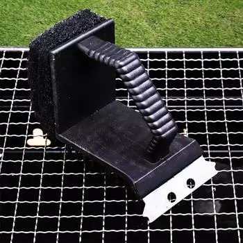 Очиститель для гриля барбекю Щетка для чистки Стальная проволока Губка Лопатка Набор бытовых чистящих средств Аксессуары