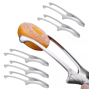 BBQ Food Tongs Barbecue Clips Stainless Steel Kitchen Accessories Cooking Outdoor Grilling Non-Stick Steak Clamp Baking Tools
