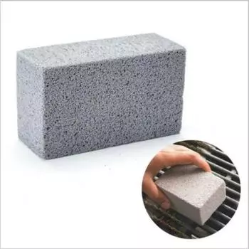 BBQ Grill Cleaning Brush Brick Block Barbecue Cleaning Stone Pumice Brick for Barbecue Rack Outdoor Household Kitchen Tools