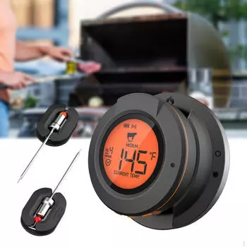 Термометр для барбекю с зондами для гриля и жарки 2 Probes