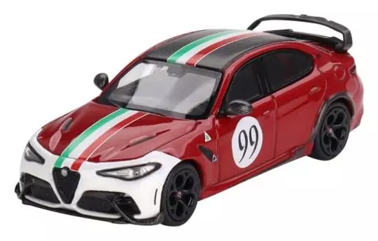 BBR Alfa Romeo Giulia GTAm Rosso GTA Centro Style Livery Completed Product 1/64 #99
