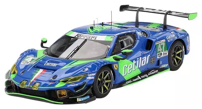 BBR COMPETITION Series Ferrari 296 GT3 IMSA Daytona 24 Hours Cetilar Racing Завершенный продукт 1/43 2023#47