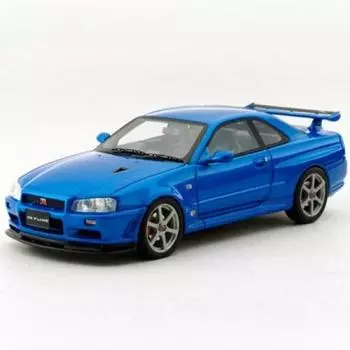 BBR NISSAN SKYLINE II BNR34 BAYSIDE BLUE Готовое изделие 1/43 GT-R V-SPEC синий