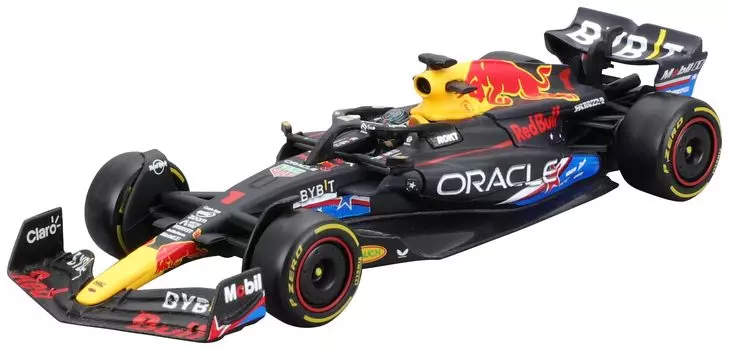 Bburago Oracle Red Bull Racing RB19 US GP Цвет с водителем Четкая спецификация Готовый продукт 1/43 (2023) №1 (Остин) Корпус/база М.Ферстаппена