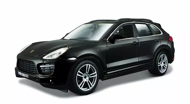 Bburago Porsche Cayenne Turbo Black Mini Car Diecast Car Complete Product BK 1/24 18-21056