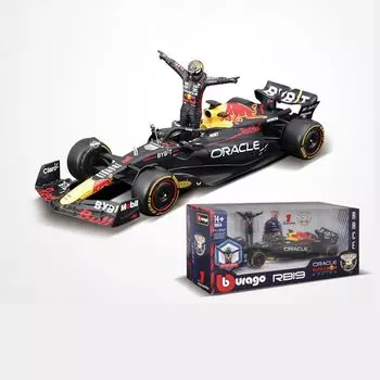 Bburago RB19 Red Bull 2023 Модель F1 Литой автомобиль Burago Mini Race Car Готовый продукт из цинкового сплава Макс Ферстаппен 1:24 #1