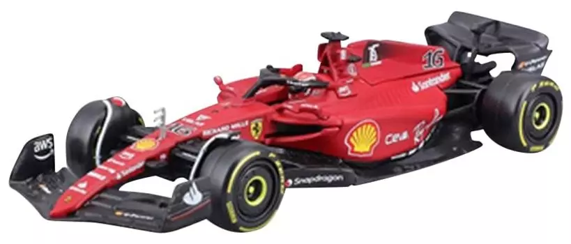 Bburago Scuderia Ferrari No 16 Leclerc Завершенный продукт 1/43 F1-75 (2022) С. (с водителем)