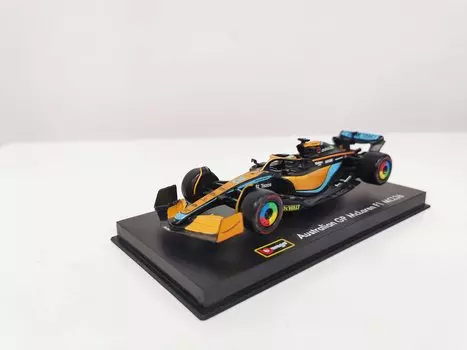 Bburago Signature Series 2022 F1 McLaren MCL36 Даниэль Риккардо Bburago 2022 F1 McLaren Даниэль Риккардо Гоночный спортивный автомобиль литой автомобиль литой модели