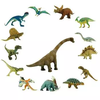 BC Toy Набор из 14 фигурок динозавров, популярные игрушки в Корее