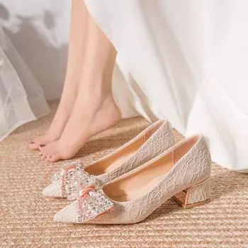 BCEBYL/летняя модная женская обувь с острым носком и стразами, украшенная бантом, новая пикантная элегантная обувь на высоком каблуке для свадьбы, банкета и вечеринки 34